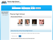 Tablet Screenshot of peoriahighschool.org